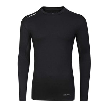 Sondico - Base Layer Oberteil für Herren, Langärmlig (Schwarz)