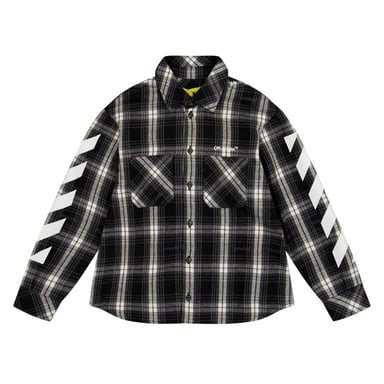 Off White - Hemd für Jungen, Regulär (Schwarz/Weiß)