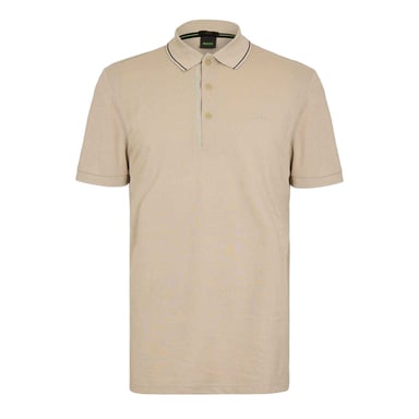 Boss - "Paule 4" Poloshirt für Herren (Hellbeige)