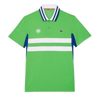 Lacoste - "Roland Garros Edition" Poloshirt für Herren, Extratrocken, Tennis, Schmal, kurzärmlig (Grün)