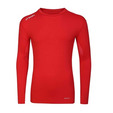 Sondico - Base Layer Oberteil für Herren, Langärmlig (Rot)
