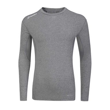 Sondico - Base Layer Oberteil für Herren, Langärmlig (Grau meliert meliert)