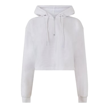 Miso - Kurz-Hoodie für Damen (Weiß)