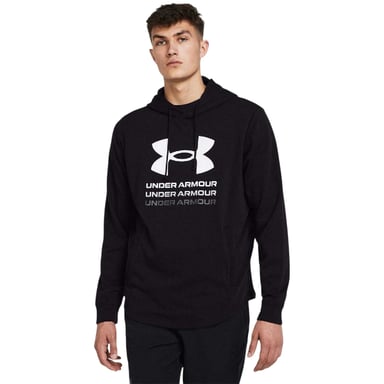 Under Armour - Kapuzenpullover für Herren, Sweatshirt-Stoff (Schwarz)