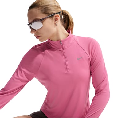 Nike - Oberteil für Damen, Laufen, Langärmlig (Schaum Pink)