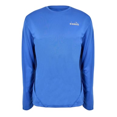 Diadora - "X Run" T-Shirt für Herren, Langärmlig (Persisch Blau)