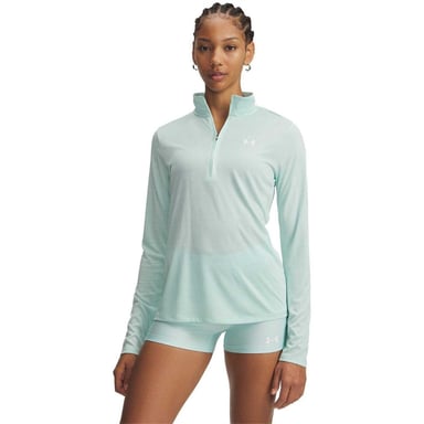 Under Armour - "Tech" Oberteil für Damen, mit halbem Reißverschluss (Minzgrün)