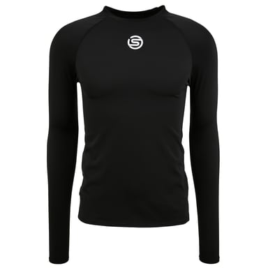 Skins - "Series-1" Base Layer Oberteil für Herren, Regulär, Langärmlig (Schwarz)