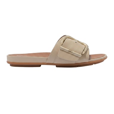 FitFlop - Badesandale für Damen, Leder (Beige)