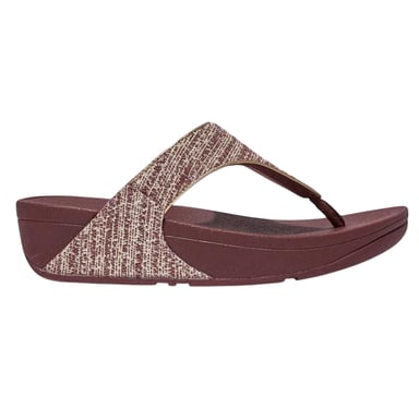FitFlop - "Lulu" Shimmerwelle Sandalen für Damen, Zehentrenner (Braun)
