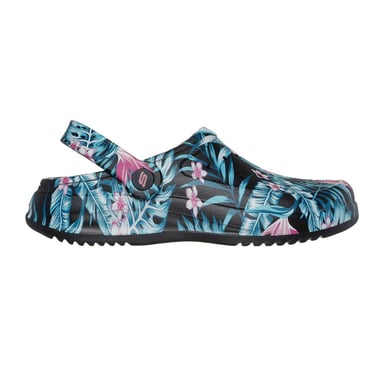 Skechers - "Archfitwave" Floral Sandalen für Damen, EVA, Open Toe (Schwarz/Bunt)