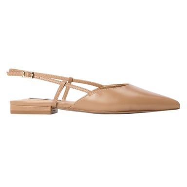 Steve Madden - "Spencer" Sandalen für Damen, Leder, Sling Back (Hellbraun)