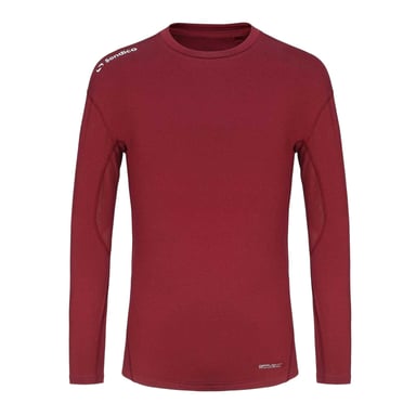 Sondico - Base Layer Oberteil für Herren, Langärmlig (Burgunderrot)