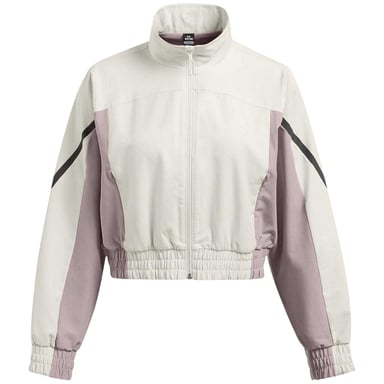 Under Armour - Oberteil für Damen, Weiter Stehkragen, Langärmlig (Weiß)