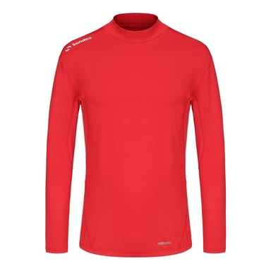 Sondico - Base Layer Oberteil für Herren, Stehkragen (Rot)