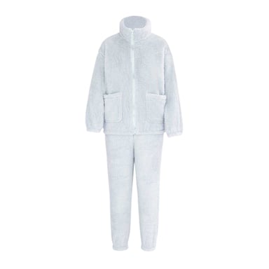 Miso - Loungewear Set für Damen, Langfaseriges Vlies (Blau)