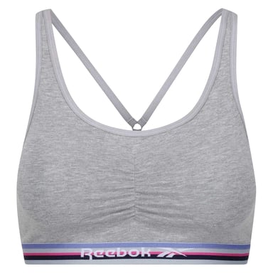 Reebok - "Jackie" Sport-BH für Damen (Grau meliert meliert)