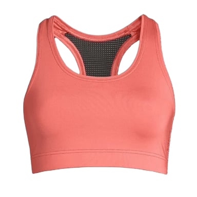 Casall - "Iconi" Sport-BH für Damen, Runder Auschnitt, Anliegende Passform (Dunkle Koralle)
