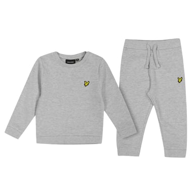 Lyle & Scott - Trainingsanzug für Kinder, Baumwolle, Leger (Hellgrau Mergel)