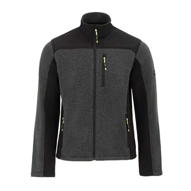 Dunlop - "On Site" Fleecejacke für Herren (Schwarz/Grau)