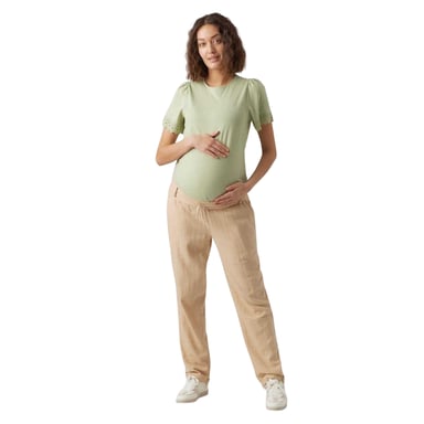 Mamalicious - Umstandshosen für Damen (Beige)
