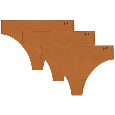 Under Armour - Thong für Damen, Hohes Bein (3er-Pack) (Braun)
