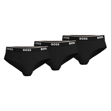 Boss - Slips für Herren, Premium-Baumwolle (3er-Pack) (Schwarz)