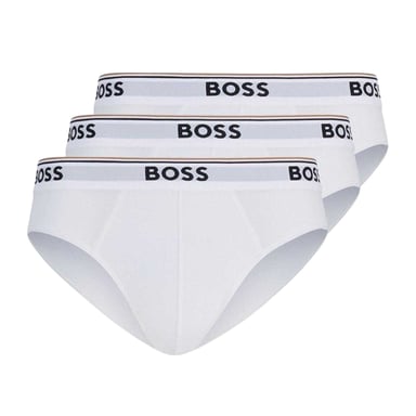 Boss - Slips für Herren, Premium-Baumwolle (3er-Pack) (Weiß)