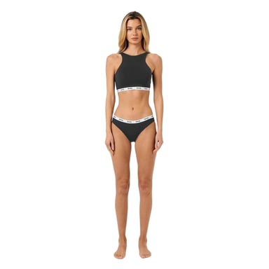 Lonsdale - Sport-BH für Damen, Baumwolle (Schwarz)