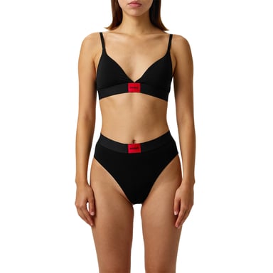 Hugo - BH für Damen, Baumwolljersey (Schwarz)