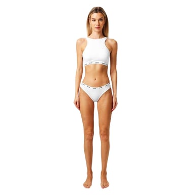 Lonsdale - Sport-BH für Damen, Baumwolle (Weiß)