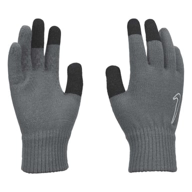 Nike - "Tech and Grip" Handschuhe für Herren/Damen Unisex, Jerseyware, Touchscreen (Grau/Schwarz)
