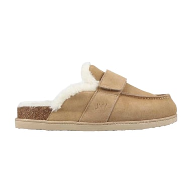 Jack Wills - Pantoffeln für Damen, Wildleder (Sand)