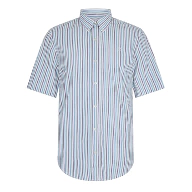 Timberland - Button-Down-Hemd für Herren, kurzärmlig (Weiß)