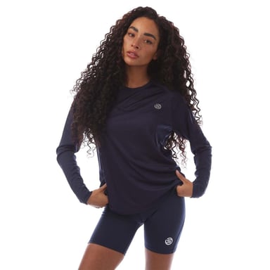 Skins - "Series-3" T-Shirt für Damen, Langärmlig (Marine)