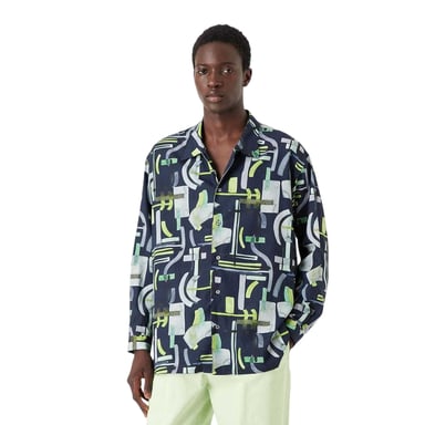 Emporio Armani EA7 - Hemd für Herren, Langärmlig (Marine)