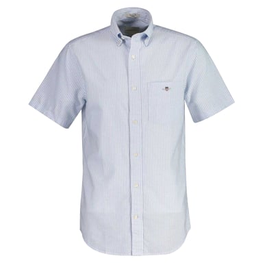 Gant - Button-Down-Hemd für Herren, kurzärmlig (Hellblau)