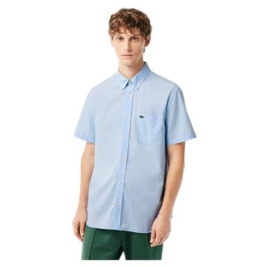 Lacoste - Hemd für Herren, Regulär, kurzärmlig (Weiß)
