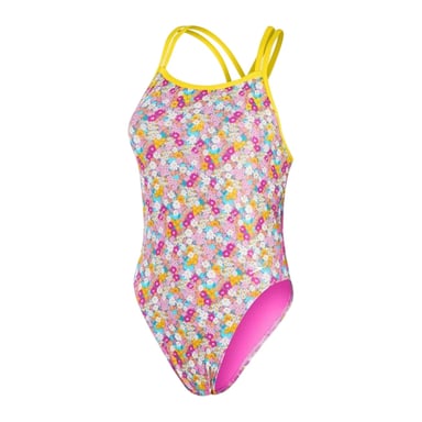 Speedo - Badeanzug für Mädchen (Gelb/Pink)