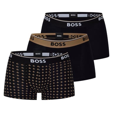 Herren Boss Pack Power Boxershorts in Mittelbeige