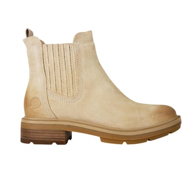 Timberland - "Brimfield" Stiefeletten für Damen, Wildleder, Blockabsatz (Hellbeige)