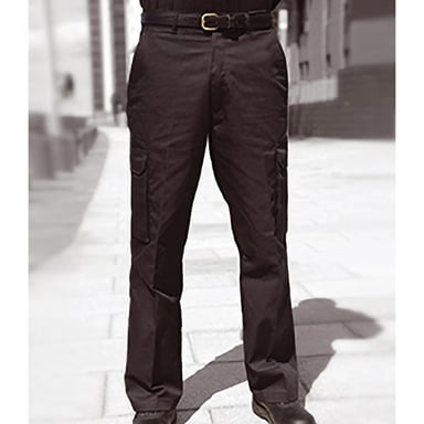 Warrior Herren Cargo-Hose / Arbeitshose (Schwarz)