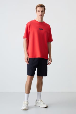 Herren Oversized T-Shirt und Shorts Set