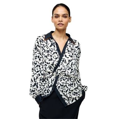 French Connection - Bluse für Damen (Schwarz/Cremefarbe)