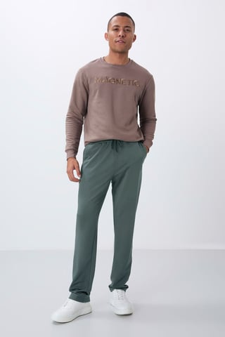 Herren Sweatpants aus Baumwollmischung im Regular Fit