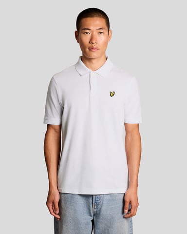 Jacquard-Besatz Polohemd