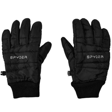 Spyder - Gesteppt-Skihandschuhe für Damen, Nylon, Polyester (Schwarz)