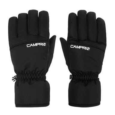 Campri - Logo-Skihandschuhe für Herren, Polyester (Schwarz)