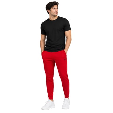 Reebok - "Basic" Jogginghosen für Kinder (2er-Pack) (Grau/Rot)