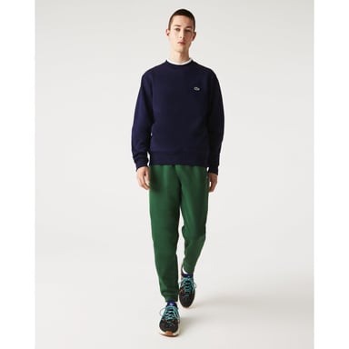 Lacoste Herren Fleece Sweatshirt mit Rundhalsausschnitt